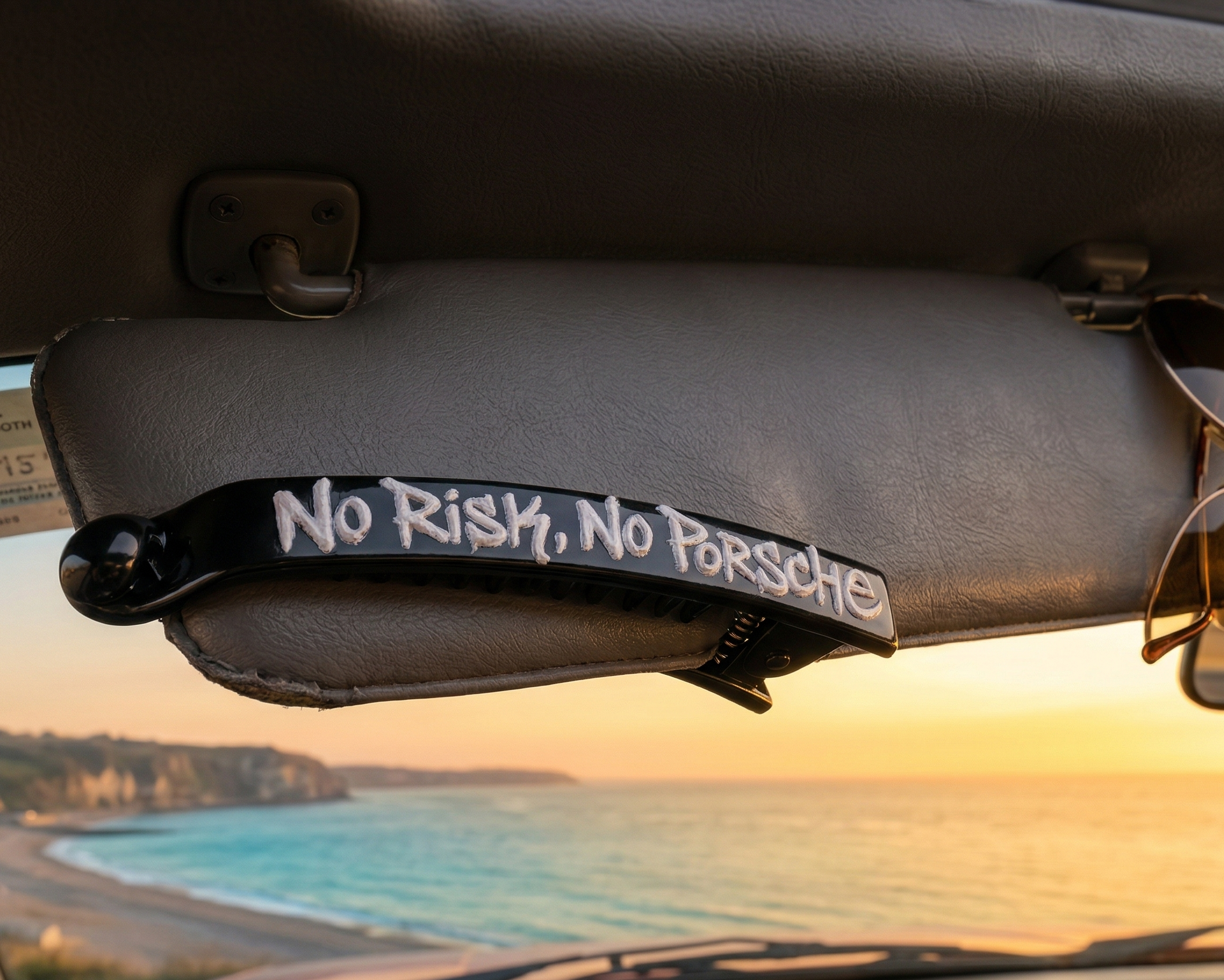 Customized Banana Hairclip - Black