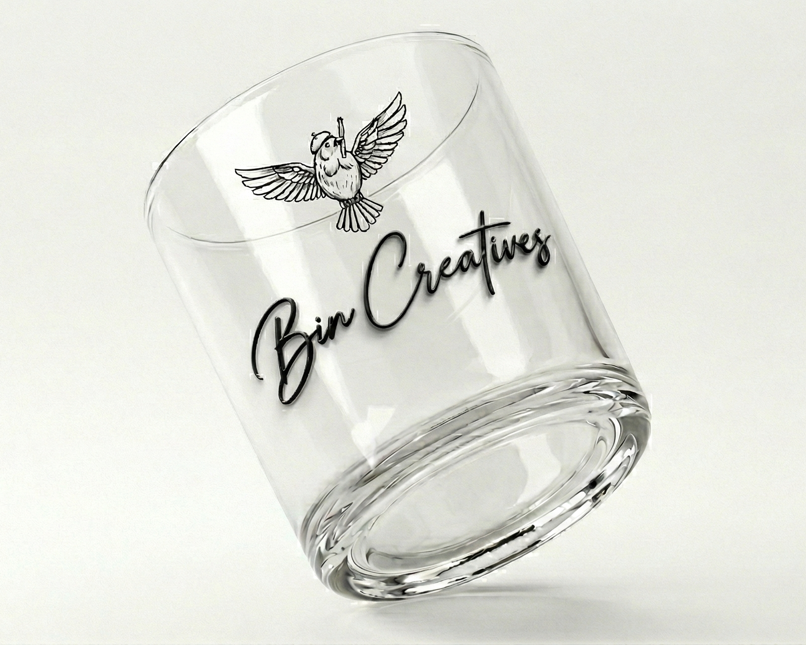 Custom Printed Low Glass - Handmade